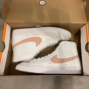 Blush Pink Nike Blazers